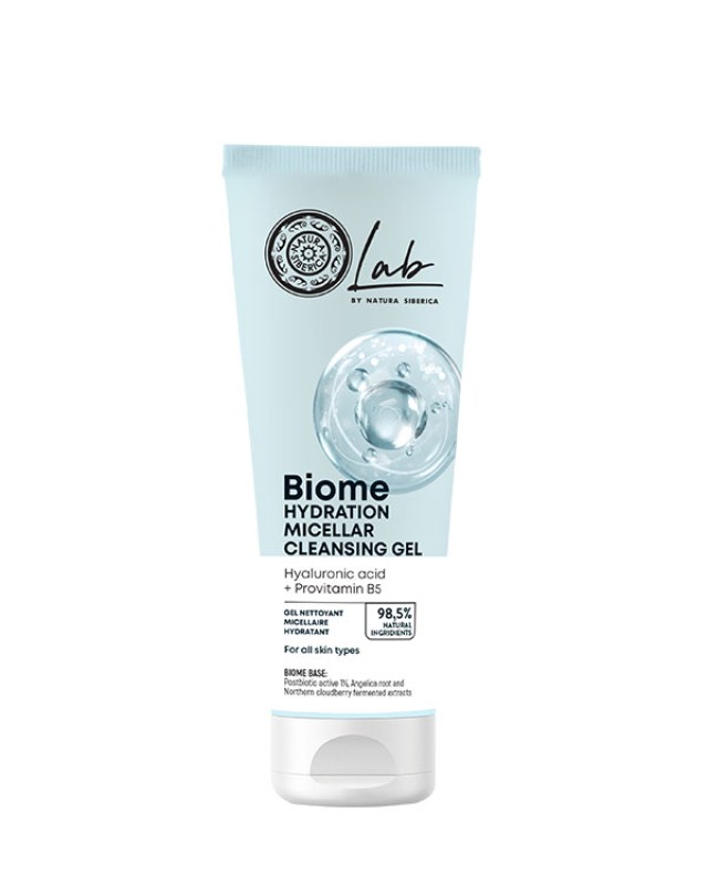 Natura Siberica Lab Biome Hydration Micellar Cleansing Gel 140ml - Ενυδατικό Καθαριστικό Προσώπου