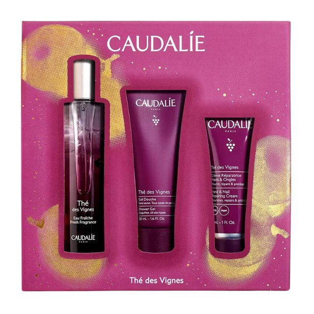 Caudalie The des Vignes Fresh Fragrance Gift Set - Γυναικείο Άρωμα 50ml, Αφρόλουτρο 50ml & Ενυδατική Κρέμα Χεριών & Νυχιών 30ml