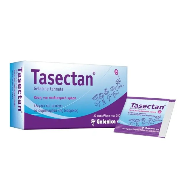 Tasectan Gelatine Tannate 20 φακελάκια - Συμπλήρωμα διατροφής για την αντιμετώπιση της διάρροιας για Βρέφη & Παιδιά