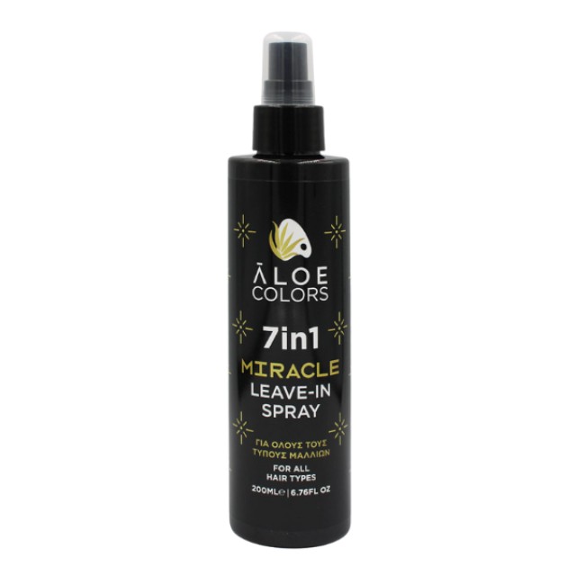 Aloe Colors Miracle Leave in Spray 200ml - Σπρέι για Όλους τους Τύπους Μαλλιών