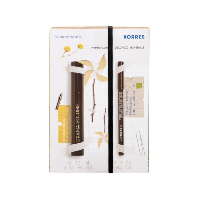 Korres Volcanic Minerals Μάσκαρα 11ml & Μολύβι Ματιών 1.2g