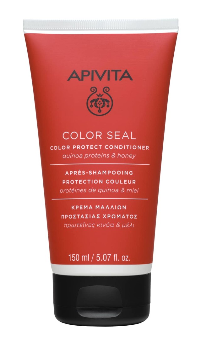 Apivita Color Seal Conditioner 150ml - Κρέμα Μαλλιών Προστασίας Χρώματος