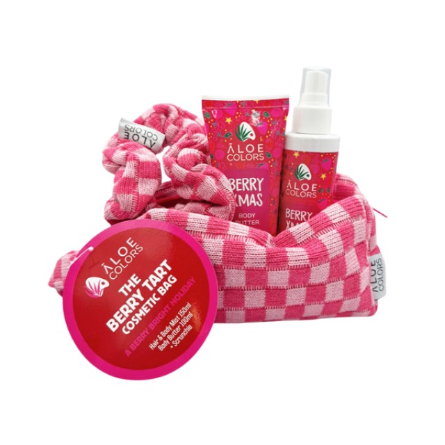 Aloe Colors The Berry Tart Bag - Body Butter 100ml, Mist 150ml & Δώρο Scrunchy