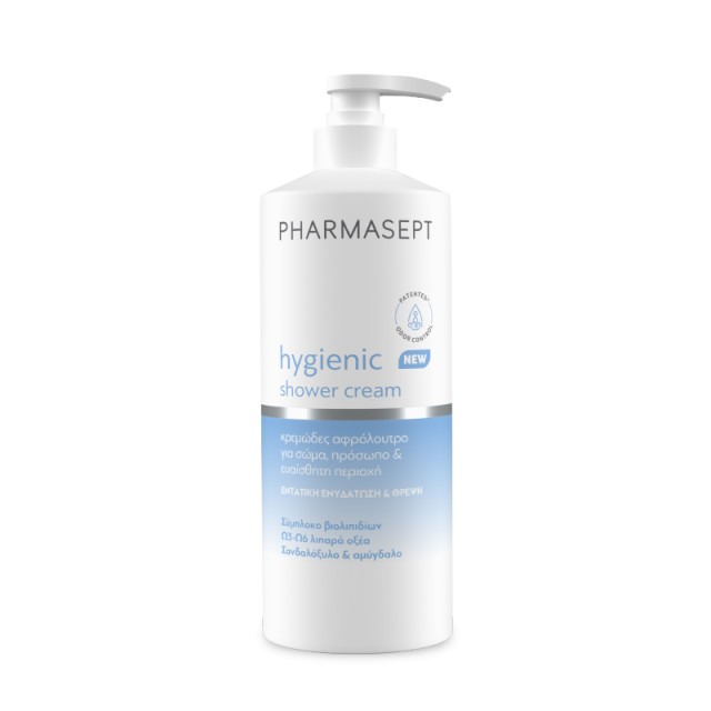 Pharmasept Hygienic Shower Cream 500ml - Κρεμώδες Αφρόλουτρο Καθημερινής Χρήσης