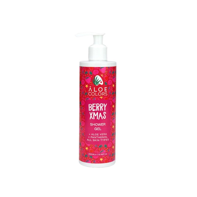 Aloe Colors Shower Gel Berry Xmas 250ml - Αφρόλουτρο