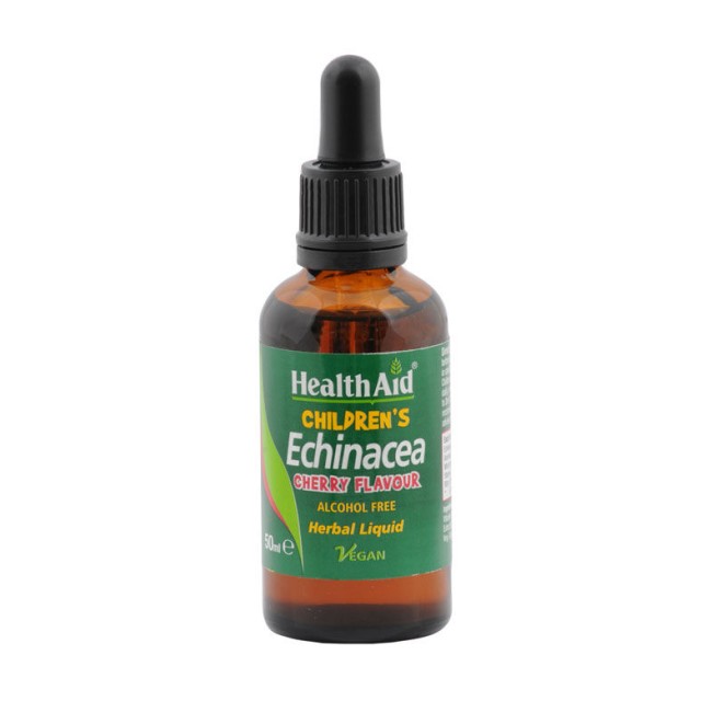 Health Aid Children’s Echinacea Cherry 50ml – Συμπλήρωμα Διατροφής Εχινάκειας για Παιδιά​ με Γεύση Κεράσι