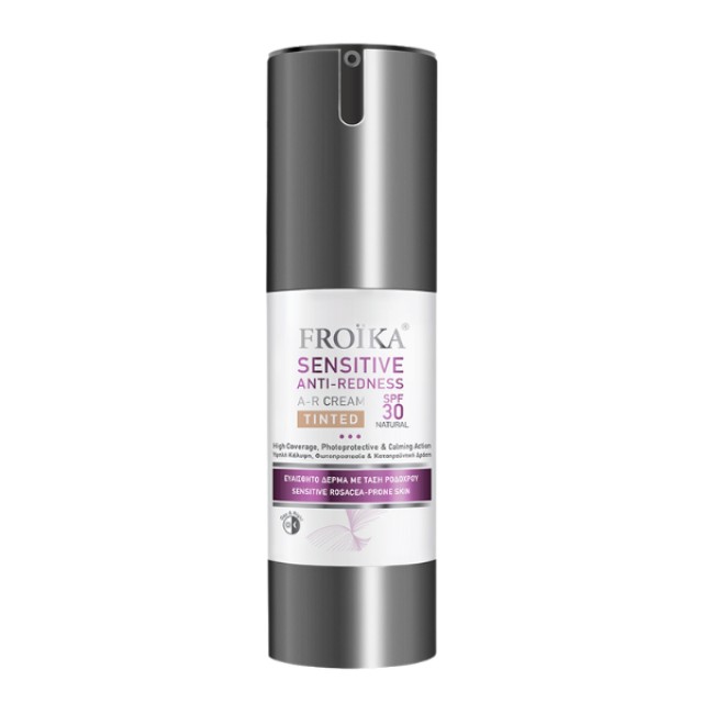 Froika Sensitive A-R Cream TInted SPF30 30ml - Κρέμα με Χρώμα για Δέρματα με Ερυθρότητα, Ευρυαγγείες