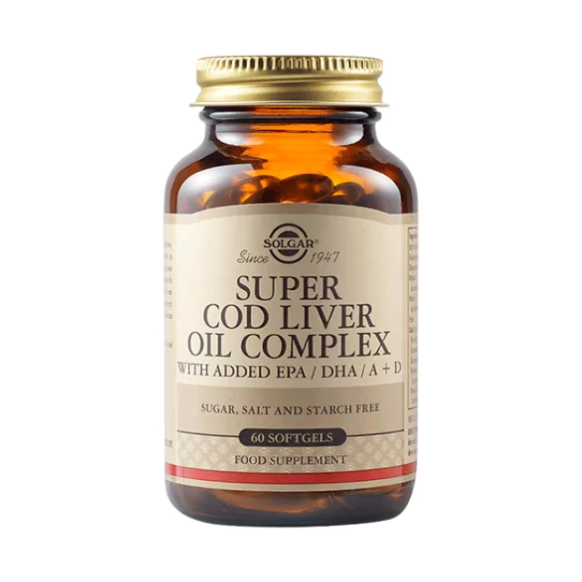 Solgar Super Cod Liver Oil Complex 60 softgels