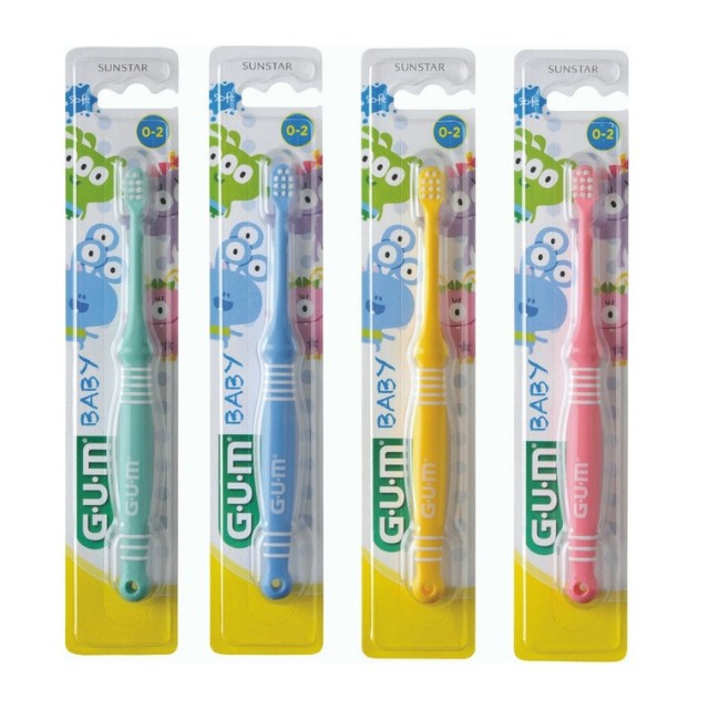 Gum 213 Baby Soft - Παιδική Οδοντόβουρτσα 0-2 Ετών