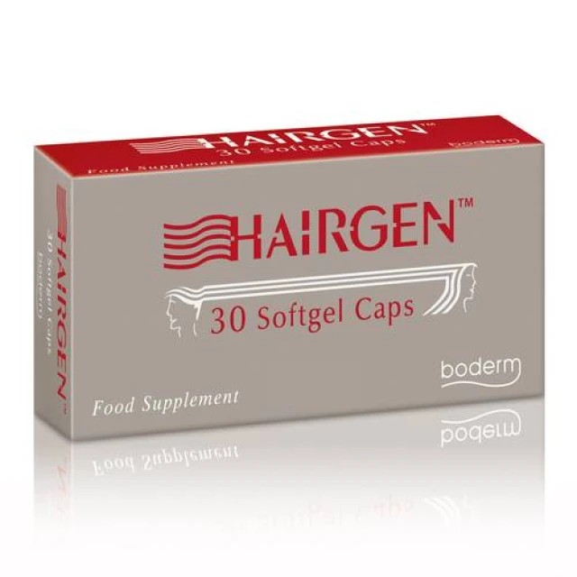 Boderm Hairgen 30 μαλακές κάψουλες – Συμπλήρωμα Διατροφής κατά της Τριχόπτωσης