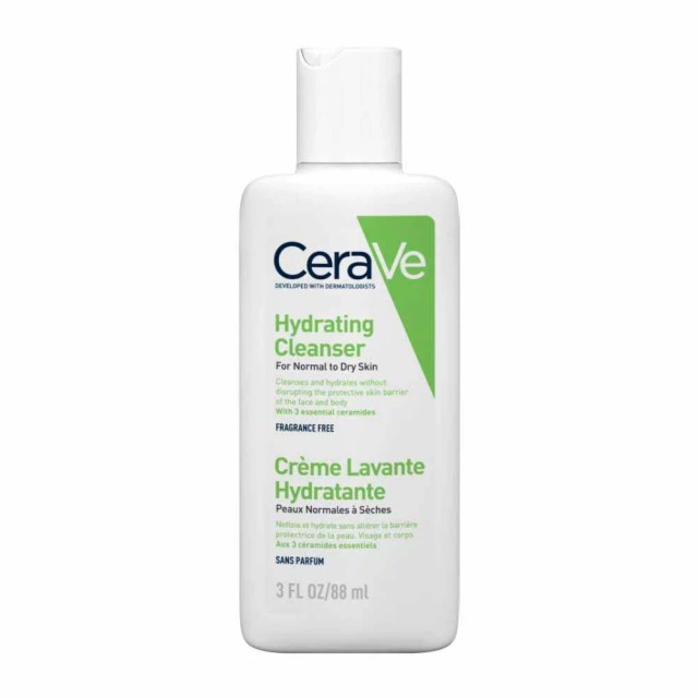 CeraVe Hydrating Cleanser 88ml - Κρέμα Καθαρισμού για Κάθε Τύπο Δέρματος 