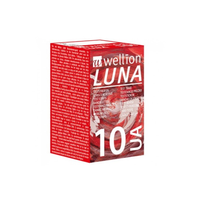 Wellion Luna UA - Ταινίες για μέτρηση του Ουρικού Οξέος 10τμχ.