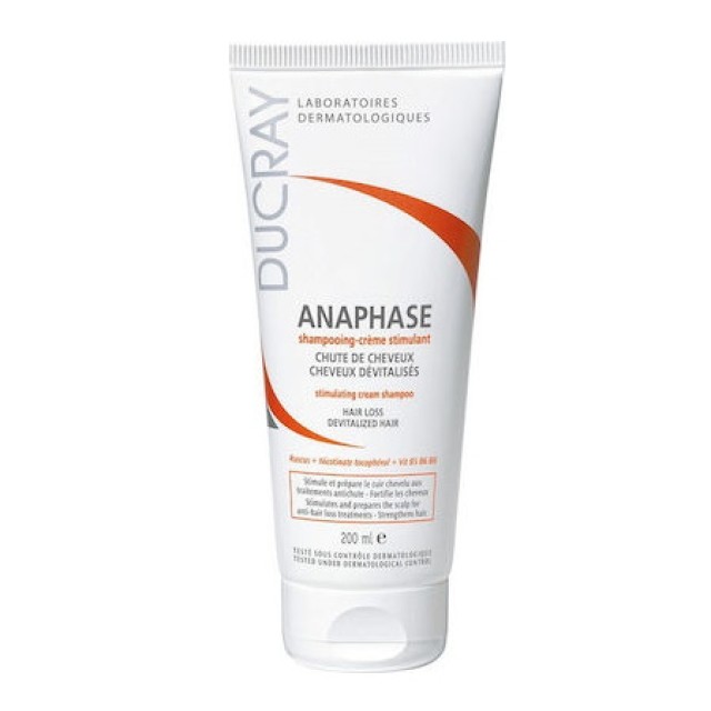 Ducray Anaphase Stimulating Cream 200ml – Δυναμωτικό Σαμπουάν κατά της Τριχόπτωσης