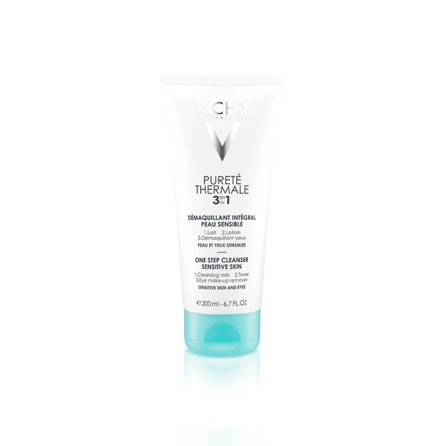 Vichy Purete Thermale 3 in 1 One Step Cleanser for Sensitive Skin 300ml – Καθαριστικό Προσώπου & Ντεμακιγιάζ