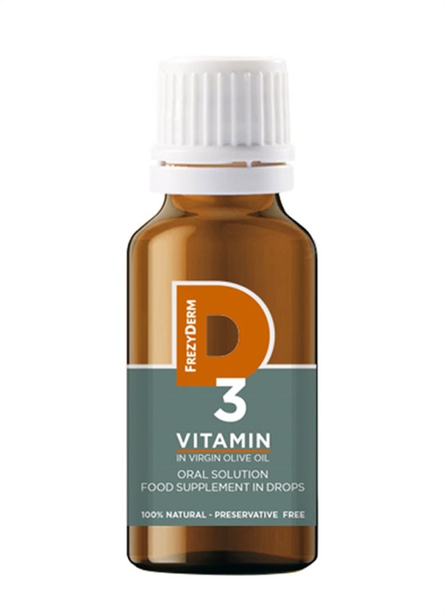 Frezyderm Vitamin D3 20ml - Συμπληρώματα Διατροφής για Έλλειψη Βιταμίνης D3