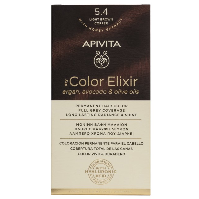 Apivita My Color Elixir – Βαφή μαλλιών χωρίς αμμωνία - 5.4