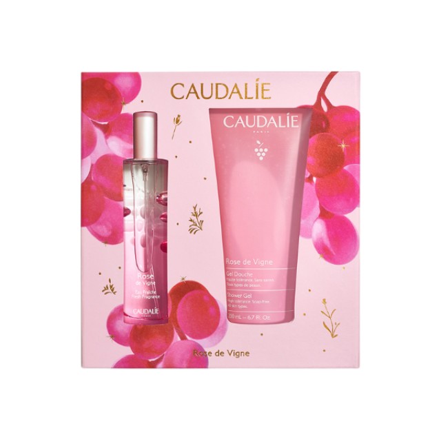 Caudalie Gift Set Rose de Vigne Fresh Fragrance 50ml & Shower Gel 200ml