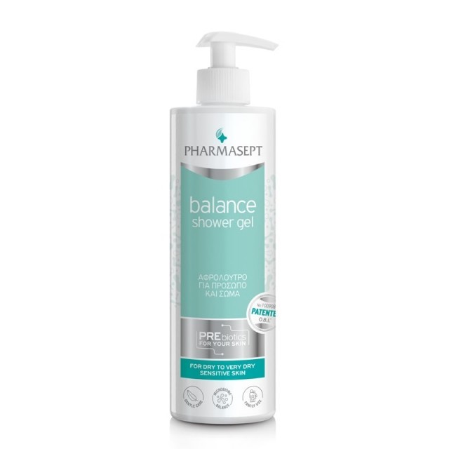 Pharmasept Balance Shower Gel 500ml - Αφρόλουτρο Καθημερινής Χρήσης για Πρόσωπο & Σώμα