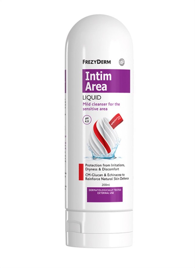 Frezyderm Intim Area Liquid ph4 200ml - Καθαριστικό Ευαίσθητης Περιοχής