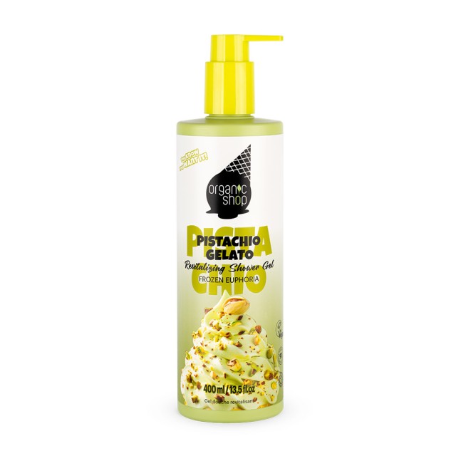 Natura SIberica Organic Shop Pistachio Gelato Shower Gel 400ml - Αφρόλουτρο Παγωτό Φιστίκι