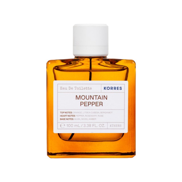Korres Mountain Pepper Eau De Toilette 100ml