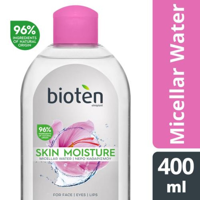 Bioten Micellar Water Skin Moisture Sensitive Skin 400ml - Μικυλλιακό νερό καθαρισμού για ευαίσθητο δέρμα
