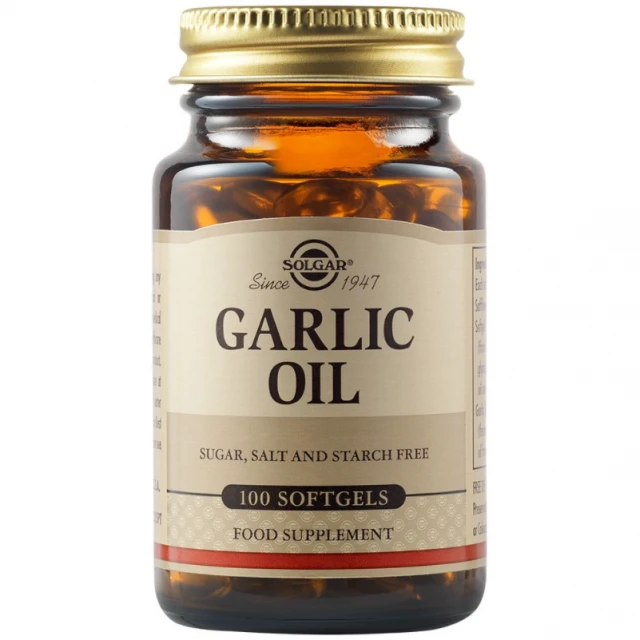 Solgar Garlic Oil 100 softgels - Garlic Oil Concentrate