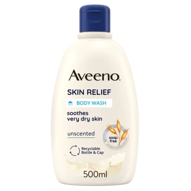 Avveeno Skin Relief Body Wash 500ml - Αφρόλουτρο για Μείωση της Ξηρότητας