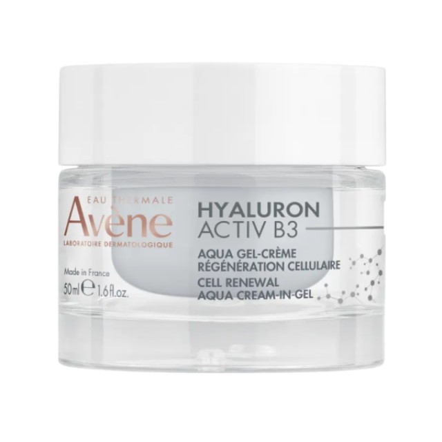 Avene Hyaluron Activ B3 Aqua Cream Gel 50ml - Κρέμα-ζελ Κυτταρικής Ανάπλασης