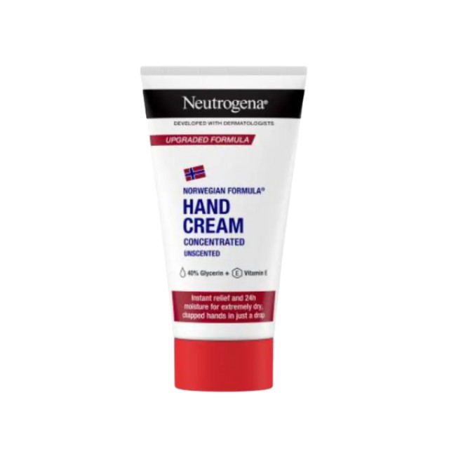 Neutrogena Unscented Hand Cream 75ml - Κρέμα Χεριών χωρίς Άρωμα