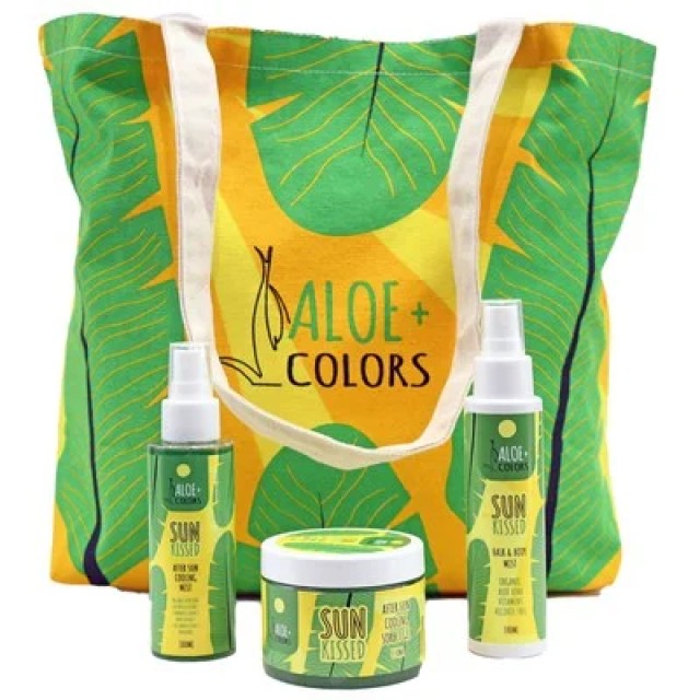 Aloe+ Colors Promo Sun Kissed Beach Cooling Sorbet Gel 150ml & After Sun Cooling Mist 100ml & Hair and Body Mist 100ml