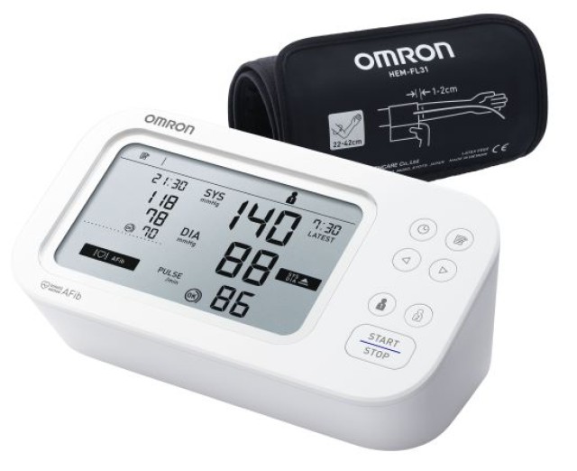 OMRON M6 Comfort AFib - Πιεσόμετρο Μπράτσου με Ανίχνευση Κολπικής Μαρμαρυγής