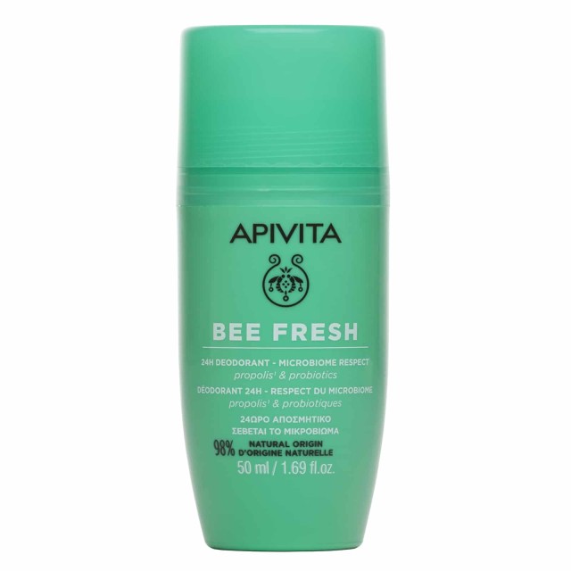 Apivita Bee Fresh 24H Deodorant 50ml - Αποσμητικό με Πρόπολη & Προβιοτικά