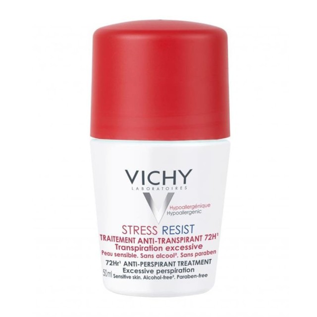 Vichy Deodorant Stress Resist Roll-On 50ml - 72ωρη Αποσμητική Φροντίδα Έντονη Εφίδρωση