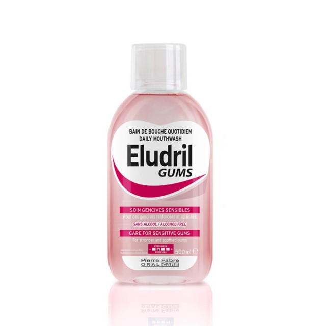 Elgydium Eludril Gums Mouthwash 500ml - Στοματικό Διάλυμα για Καθημερινή Χρήση