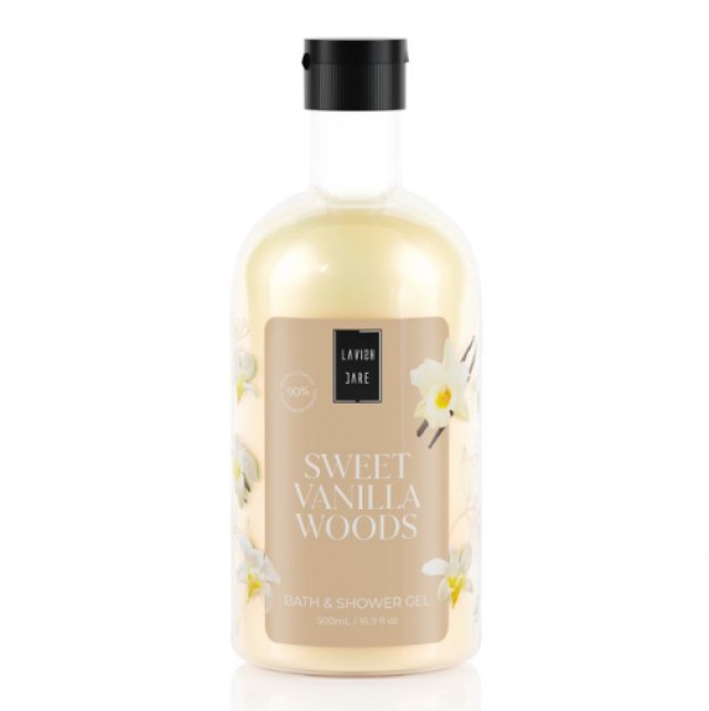 Lavish Care Shower Gel Sweet Vanilla Woods 500ml - Αφρόλουτρο