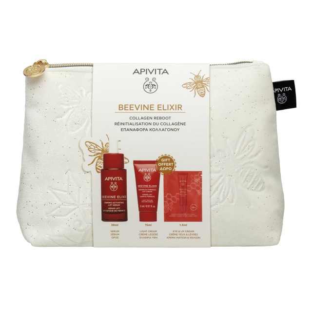 Apivita Promo Beevine Elixir Routine - Ορός Ενεργοποίησης Σύσφιξης & Lifting 30ml με Δώρο Αντιρυτιδική Κρέμα 15ml + Κρέμα Ματιών 1,5ml