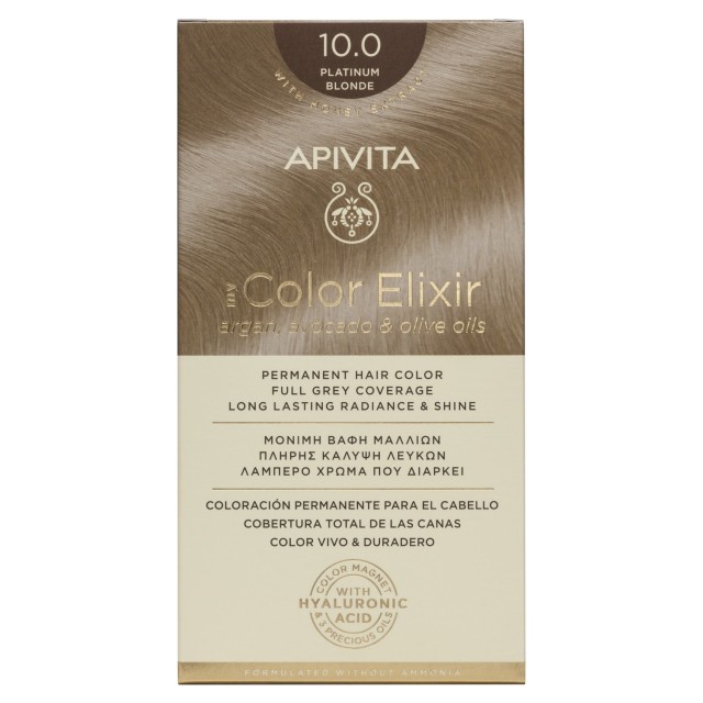 Apivita My Color Elixir – Βαφή μαλλιών χωρίς αμμωνία - 10.0