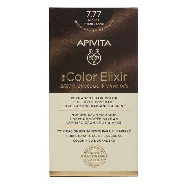 Apivita My Color Elixir – Βαφή μαλλιών χωρίς αμμωνία - 7.77