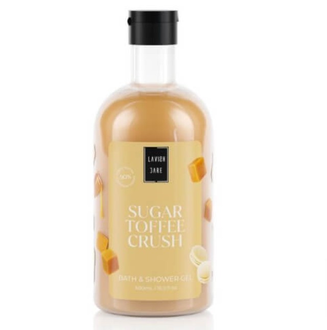 Lavish Care Shower Gel Toffee Crush 500ml – Αφρόλουτρο με Άρωμα Καραμέλα Βουτύρου