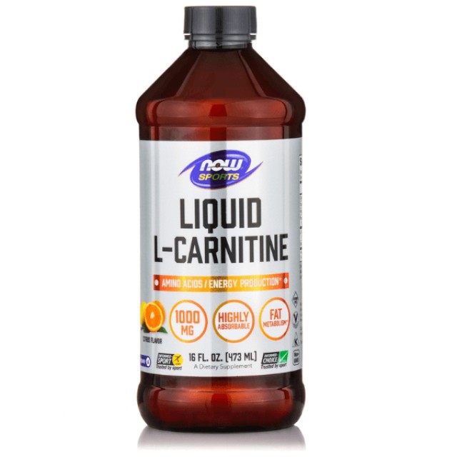 Now Foods L-Carnitine Liquid 1000mg – Καρνιτίνη Aμινοξύ