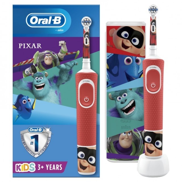 Oral-B Vitality Kids Pixar 3+ - Παιδική Ηλεκτρική Επαναφορτιζόμενη Οδοντόβουρτσα