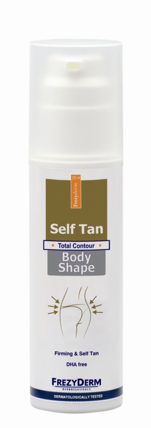 Frezyderm Self Tan Body Shape 150ml – Αυτομαυριστικό με Συσφικτική Δράση