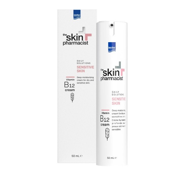 Intermed The Skin Pharmacist Sensitive Skin B12 Cream 50ml – Κρέμα βαθιάς ενυδάτωσης