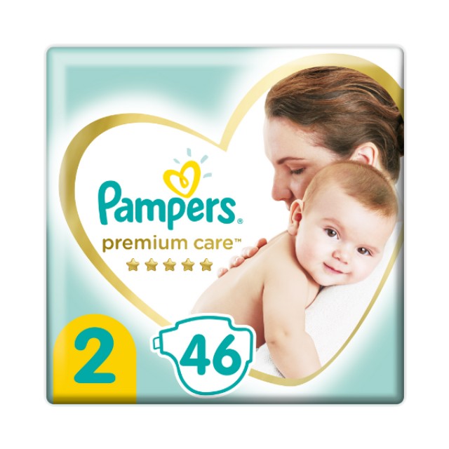 Pampers Premium Care No 2 (4-8kg) 46 τμχ.