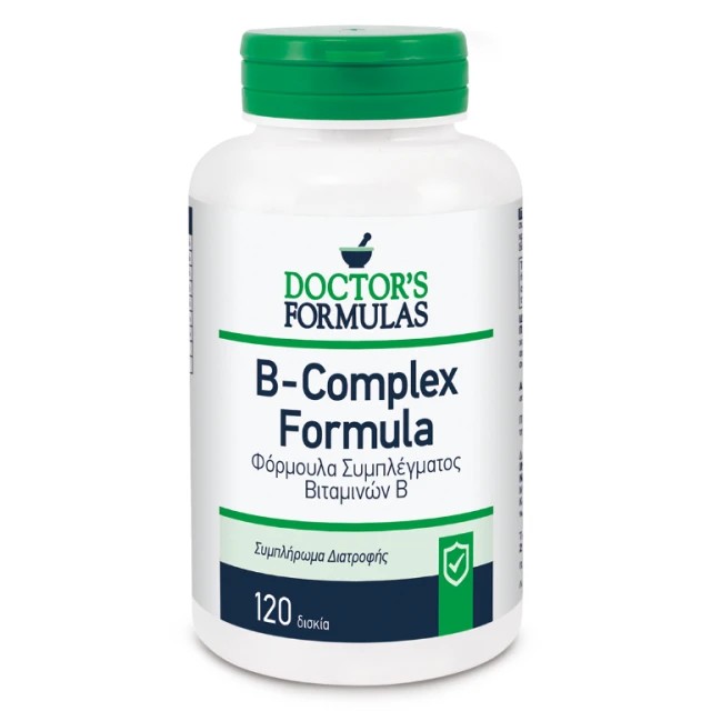 Doctors Formulas B Complex 120 κάψουλες - Φόρμουλα Συμπλέγματος Βιταμινών Β