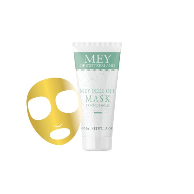 Mey Peel-Off Mask Precious Gold 50ml - Μάσκα Περιποίησης για Σύσφιξη & Λάμψη
