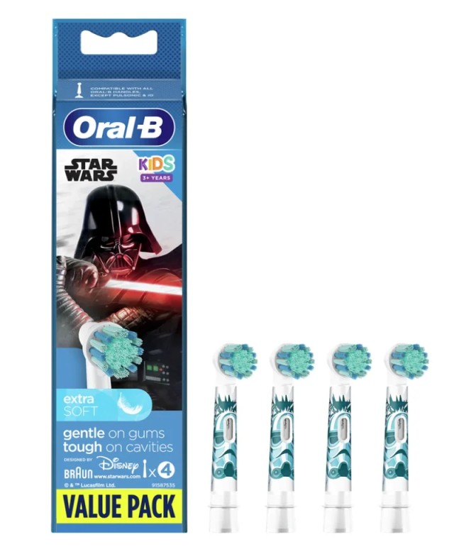 Oral-B Star Wars Extra Soft 4τμχ – Ανταλλακτικές Κεφαλές