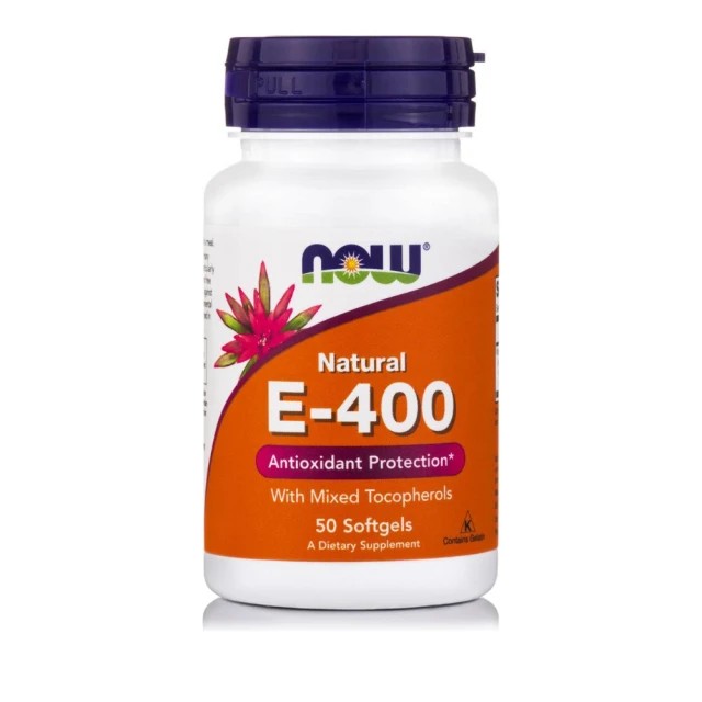Now Foods Vitamin E 400IU Mixed Tocopherols 50 μαλακές κάψουλες - Συμπλήρωμα διατροφής Βιταμίνης Ε