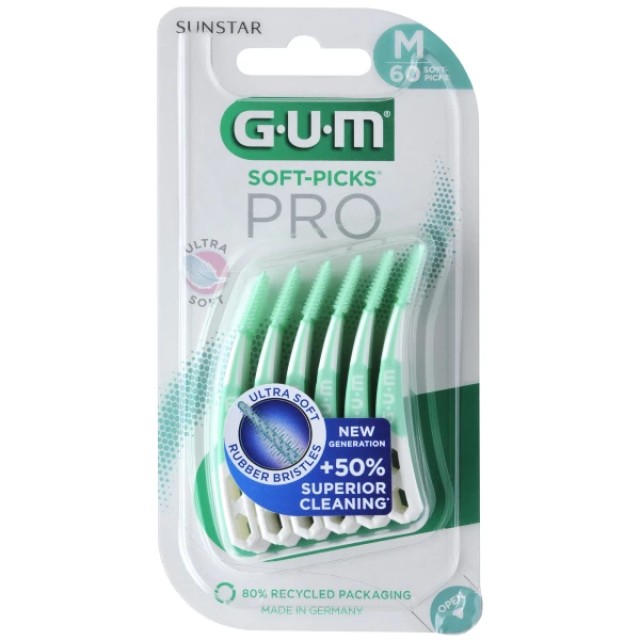 Gum Soft Picks Pro 690 Medium 30 τεμάχια - Μεσοδόντια Βουρτσάκια